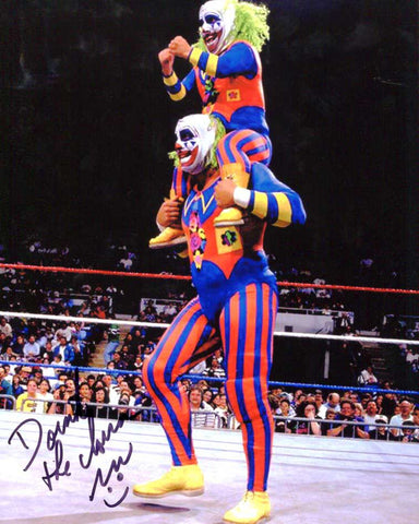 Doink The Clown (Ray Licameli) Black or Green ink Pose 3 Signed Photo COA