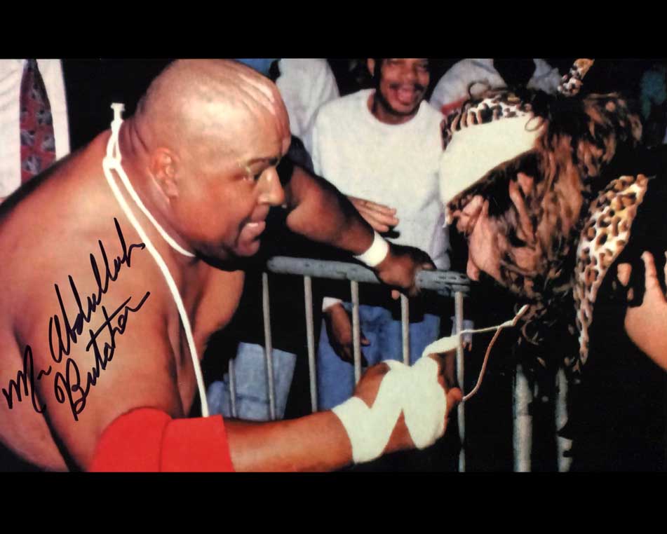 Abdullah The Butcher Pose 6 Signed Photo COA