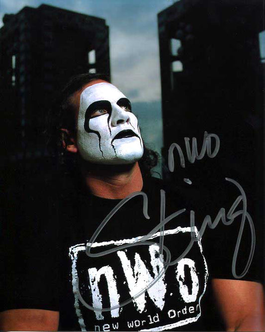 NWO Sting (Jeff Farmer - Sting Imposter) Pose 3 Signed Photo COA