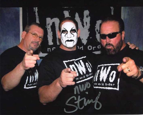 NWO Sting (Jeff Farmer - Sting Imposter) Pose 4 Signed Photo COA