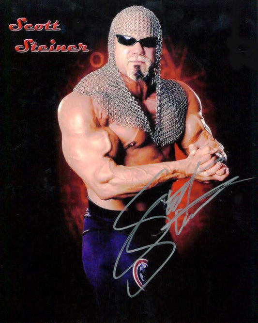 Scott Steiner Pose 1 Signed Photo COA