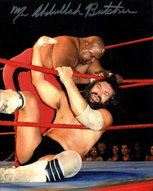 Abdullah The Butcher Pose 2 Signed Photo COA