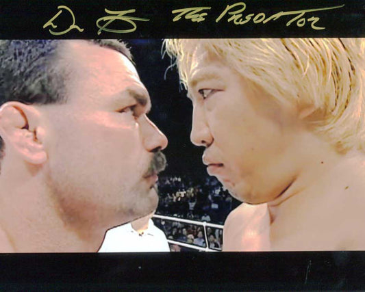 Don Frye Pose 3 Signed Photo COA