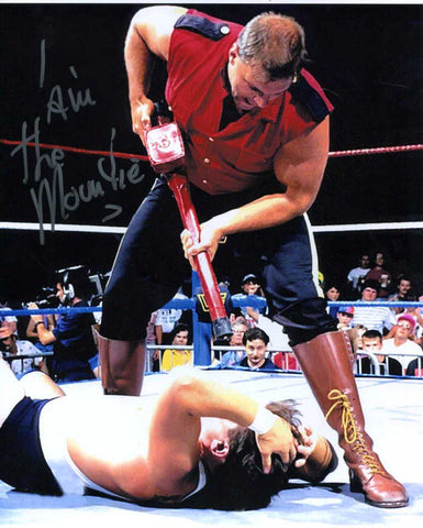 The Mountie (Jacques Rougeau) Pose 1 Signed Photo COA