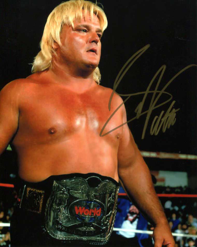Greg Valentine Pose 18 Signed Photo COA