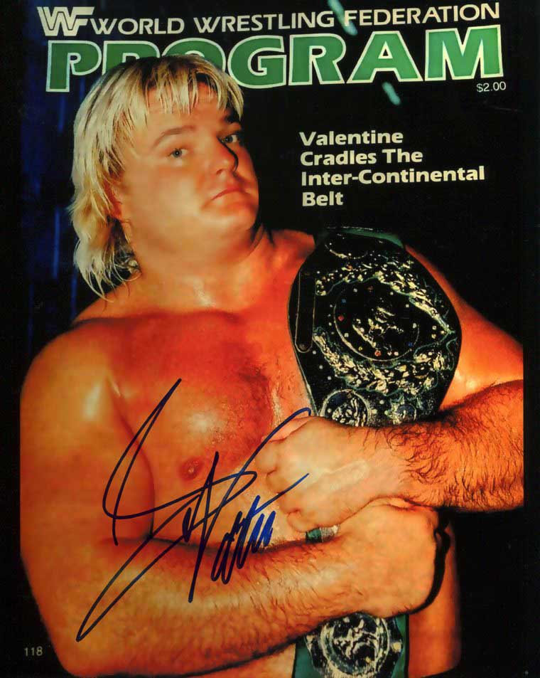 Greg Valentine Pose 17 Signed Photo COA