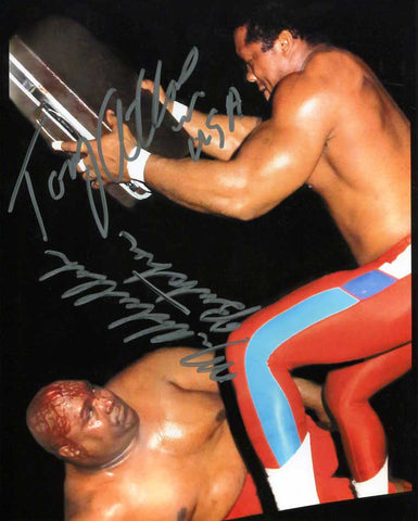 Abdullah The Butcher & Tony Atlas Dual Signed Photo COA