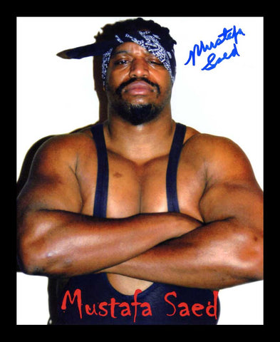 Mustafa Saed Pose 1 Signed Photo