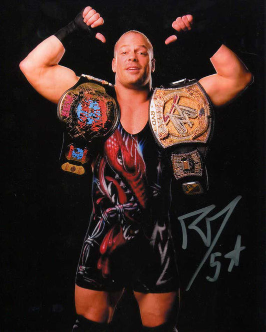 Rob Van Dam RVD Pose 4 Signed Photo COA