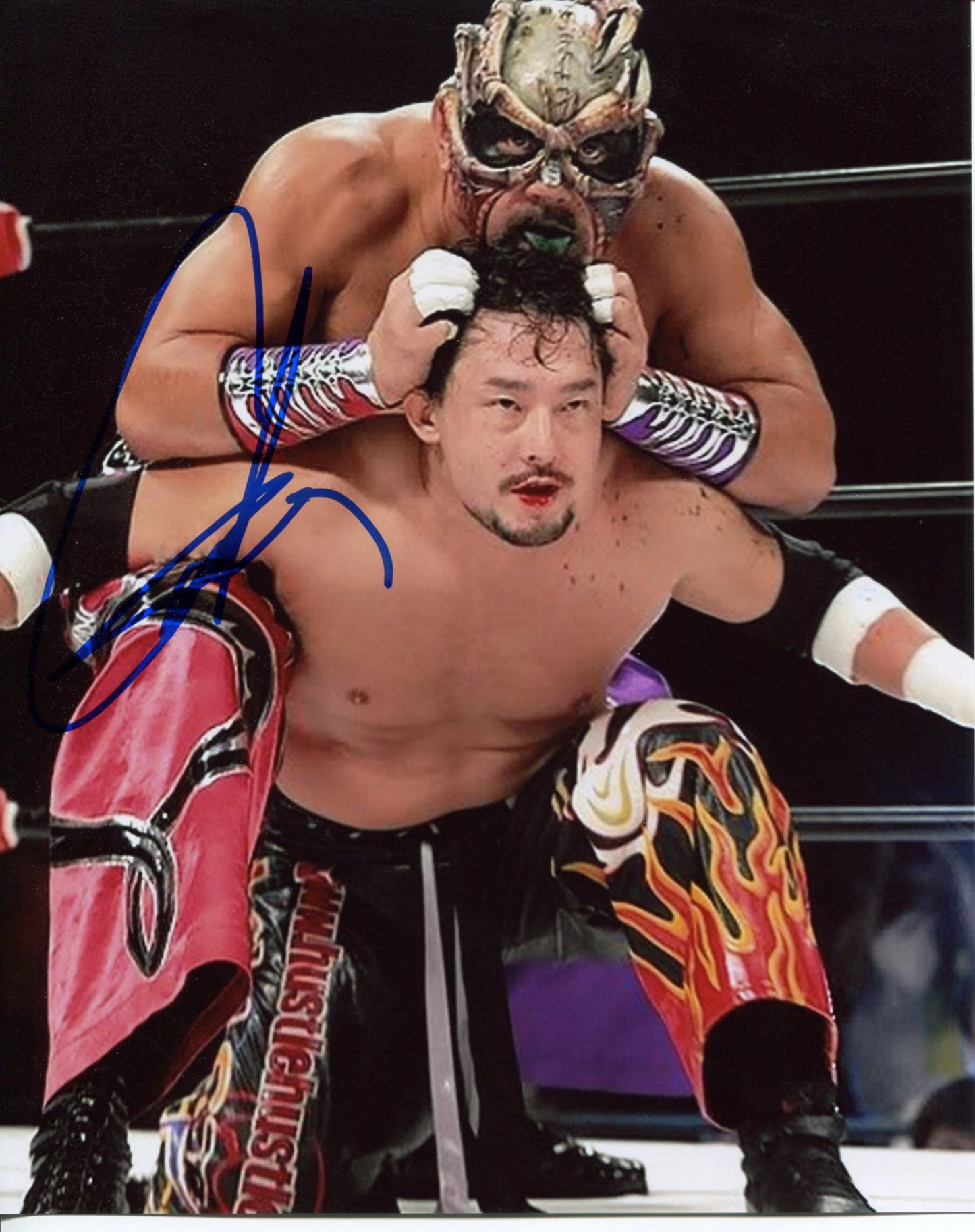 The Great Muta Pose 1 Signed Photo COA