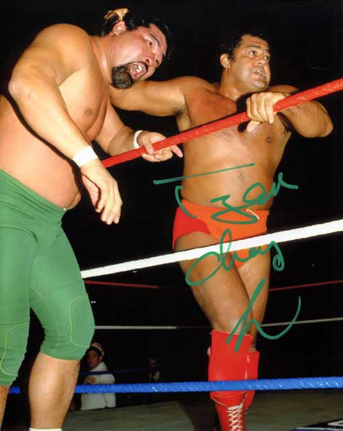 Tiger Chung Lee Pose 4 Signed Photo RARE COA