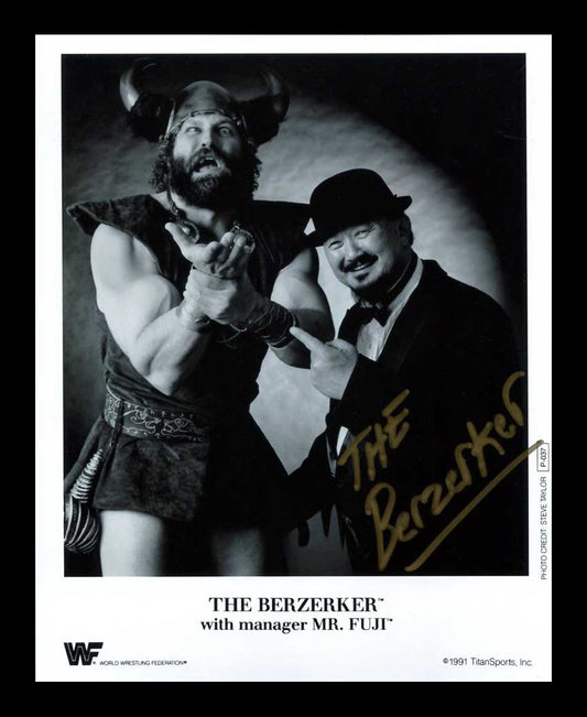 The Berzerker Pose 5 Signed Photo COA