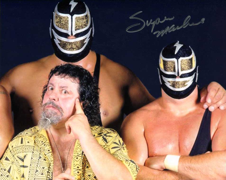 Super Machine (Masked Superstar) Pose 2 Signed Photo