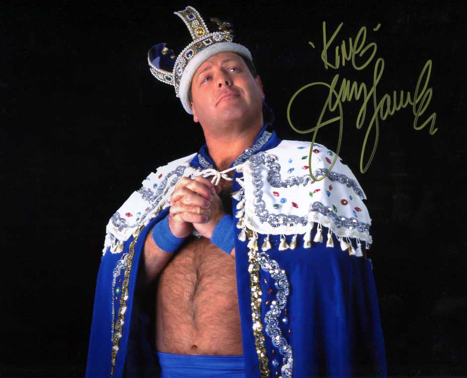 Jerry Lawler Pose 10 Signed Photo COA