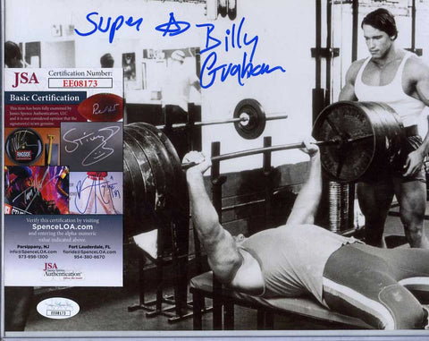 Superstar Billy Graham Pose 1 Signed Photo JSA COA