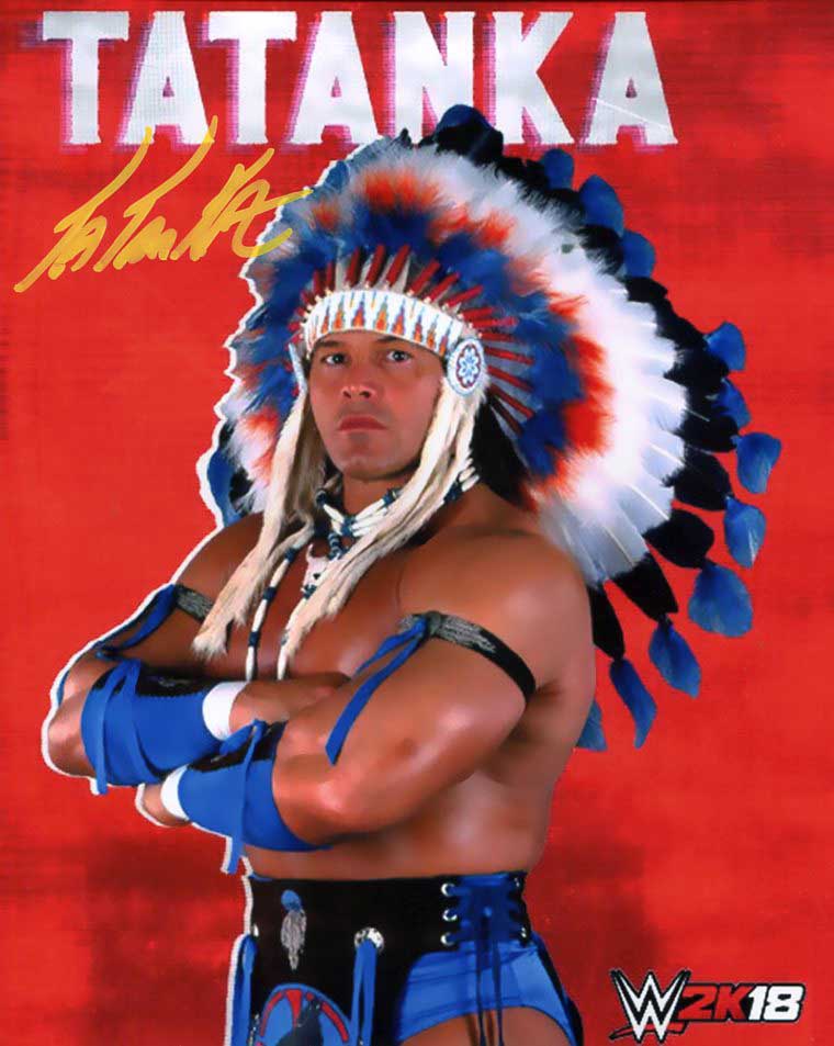 Tatanka Pose 1 Signed Photo COA