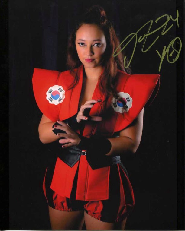 Jazzy Yang Pose 1 Signed Photo COA