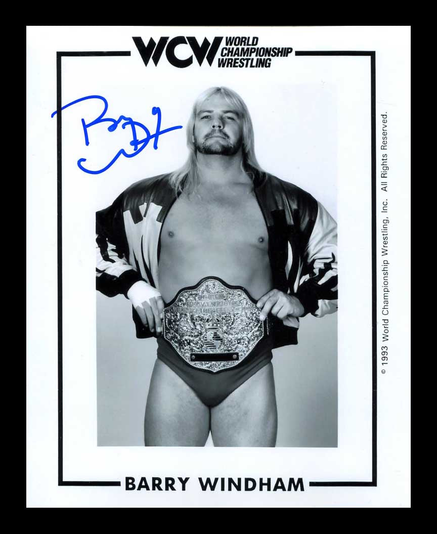 Barry Windham Pose 16 Signed Photo COA