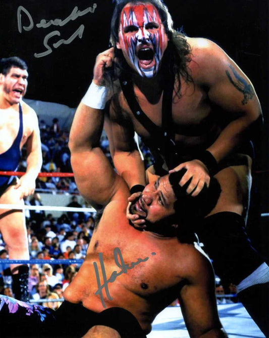 Demolition Smash & Haku Dual Signed Photo COA