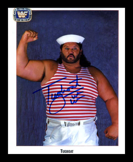Tugboat Pose 2 Signed Photo COA