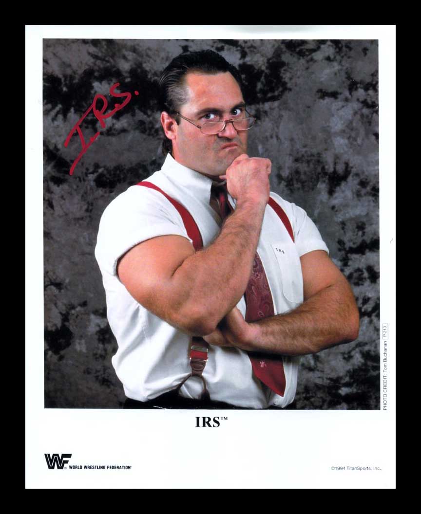 IRS (Mike Rotunda) Pose 1 Signed Photo COA