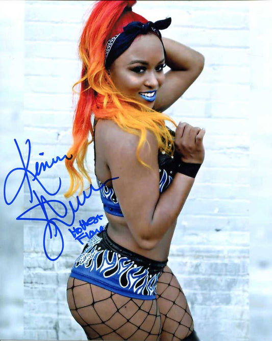 Kiera Hogan Pose 8 Signed Photo COA