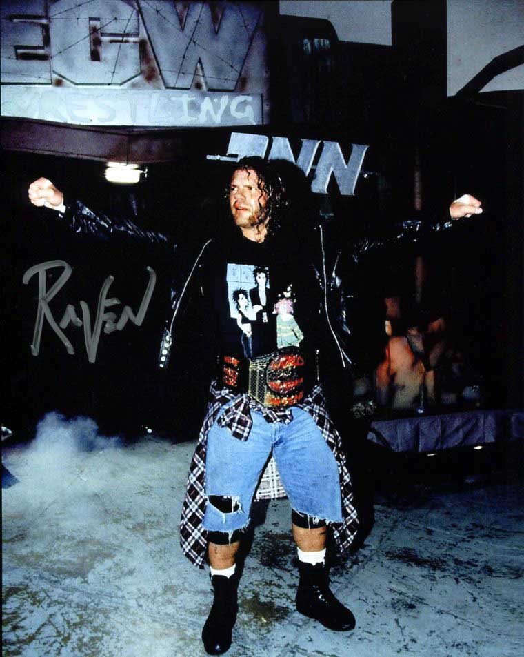 Raven Pose 3 Signed Photo COA