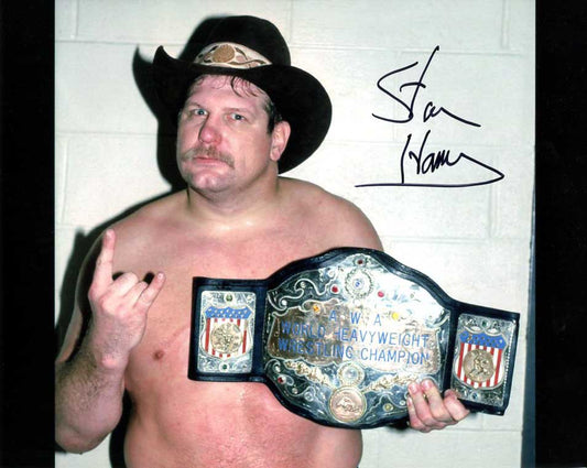 Stan Hansen Pose 9 Signed Photo COA