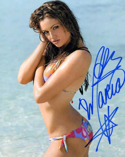 Maria Pose 5 Signed Photo COA