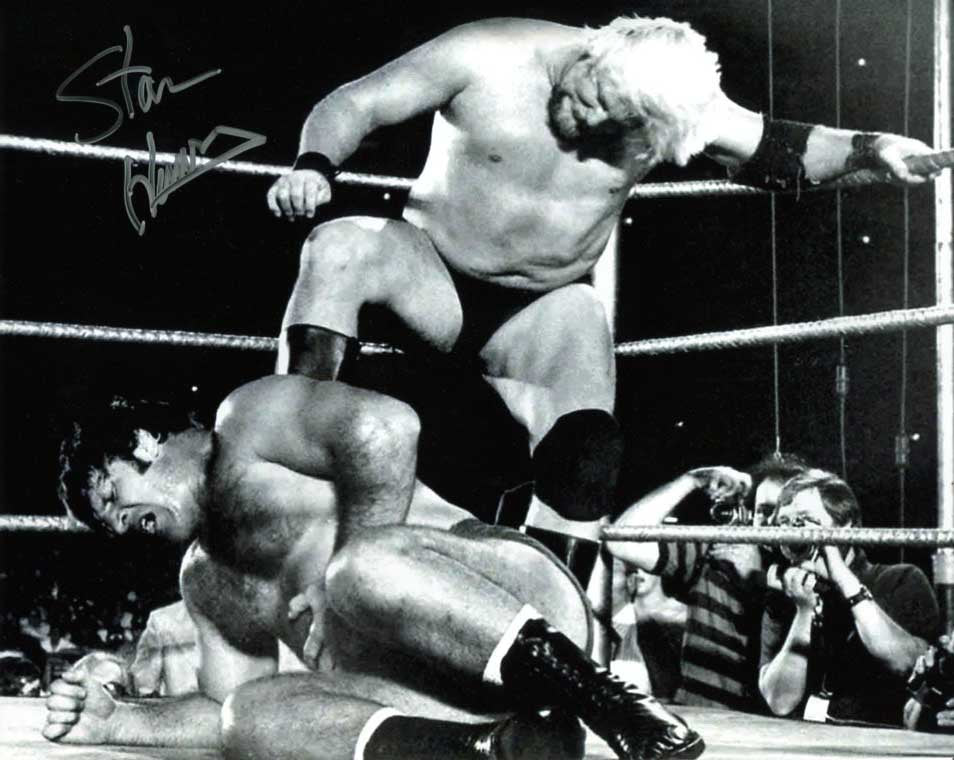 Stan Hansen Pose 2 Signed Photo COA