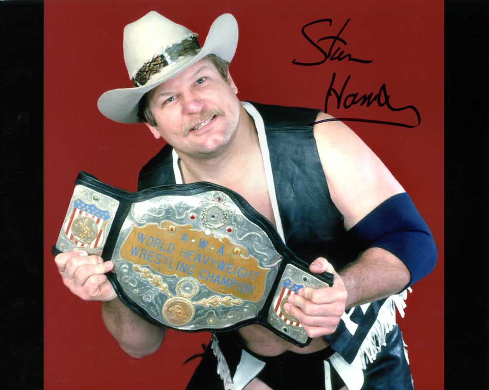 Stan Hansen Pose 5 Signed Photo COA