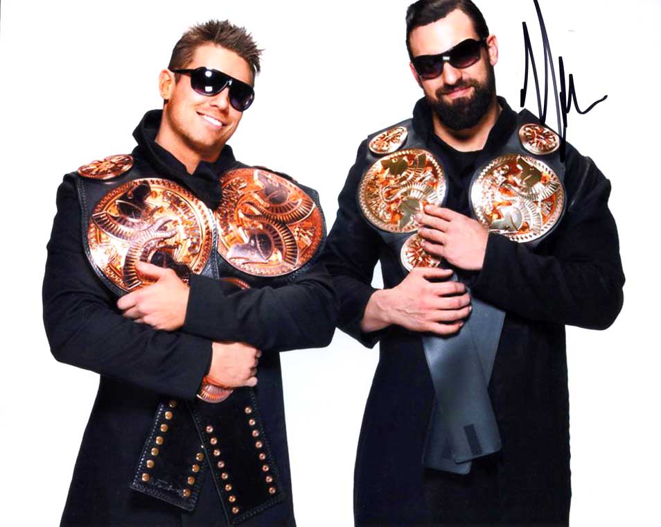 Damien Mizdow Sandow Signed 8x10 Color Photo