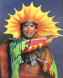 Ricky Steamboat Pose 1 Inscribed "The Dragon" Signed Photo