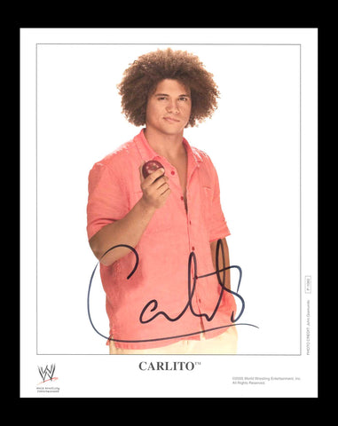 Carlito Official WWE Signed Promo 2005 Photo COA