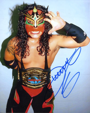 Juventud Guerrera Pose 1 Signed Photo COA