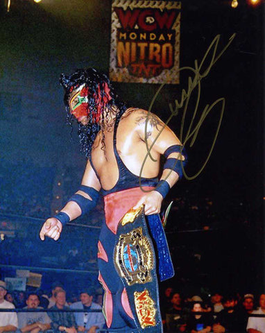 Juventud Guerrera Pose 3 Signed Photo COA