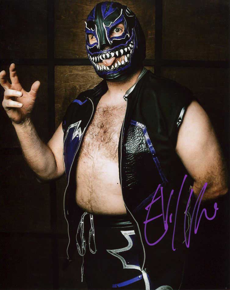 Evil Uno Pose 4 Signed Photo COA