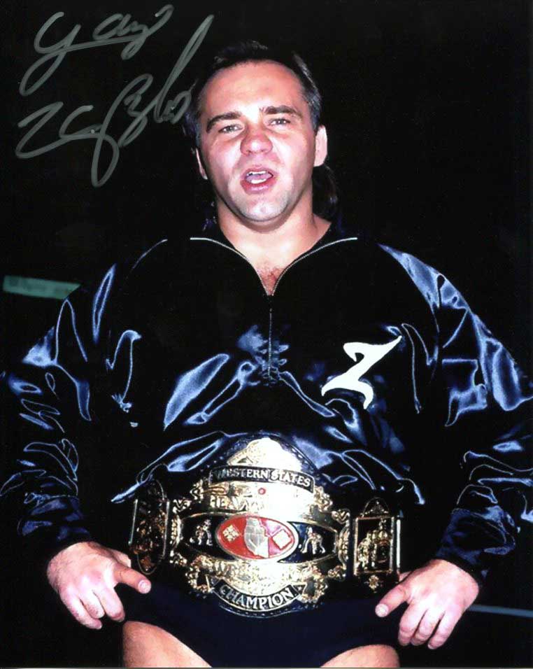 Larry Zbyszko Pose 7 Signed Photo COA