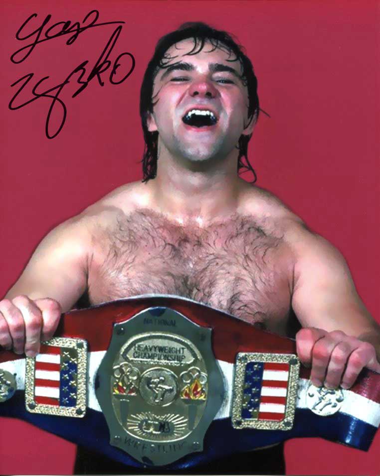 Larry Zbyszko Signed 8x10 Color Photo (Comes w/COA)