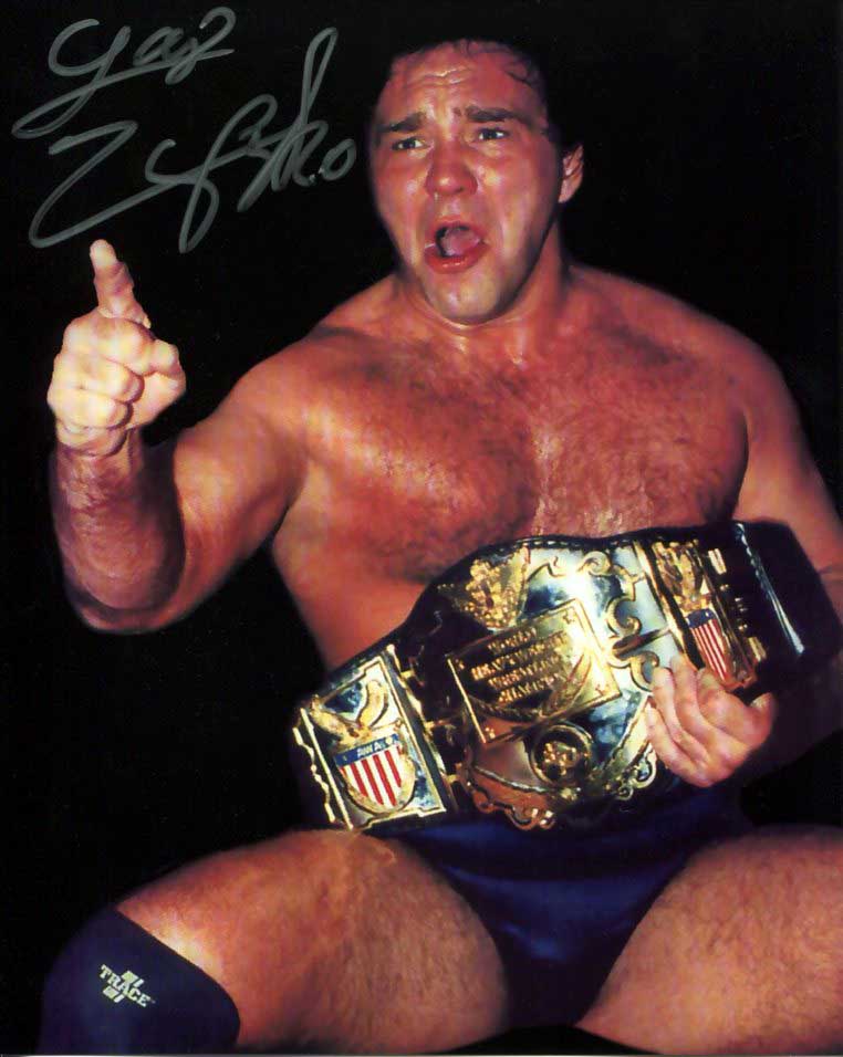 Larry Zbyszko Pose 2 Signed Photo COA