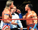 Lex Luger & Tatanka Dual Signed Photo COA