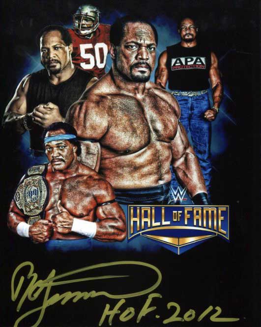 Ron Simmons Pose 7 Signed Photo COA