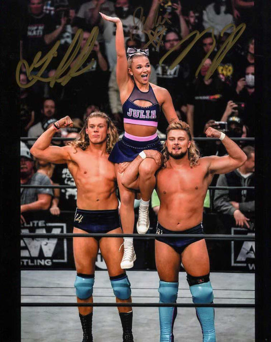 Varsity Blondes (Brian Pillman Jr. Julia Hart Griff Garrison) Signed Photo B