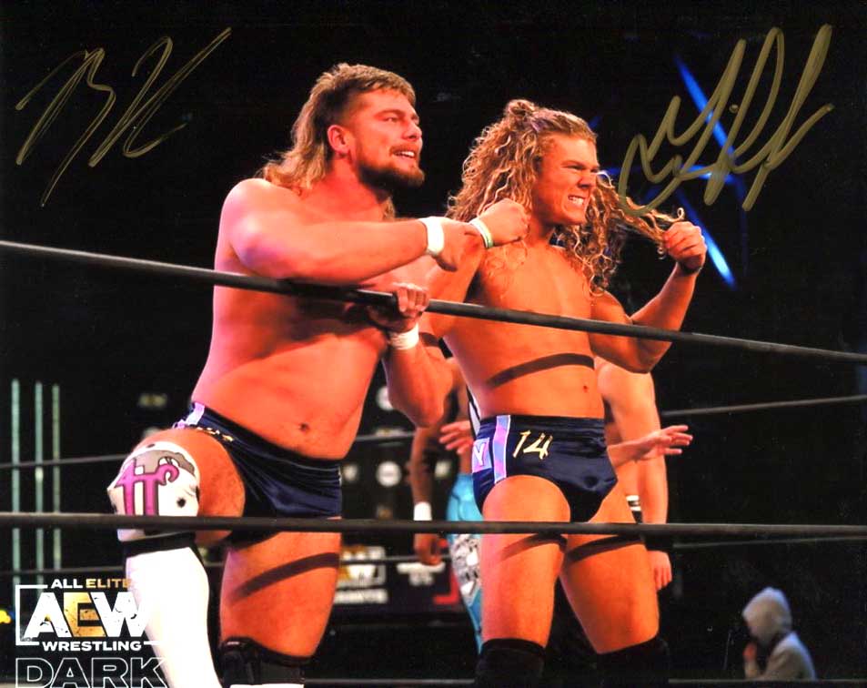 Varsity Blondes (Brian Pillman Jr. & Griff Garrison) Dual Signed Photo COA