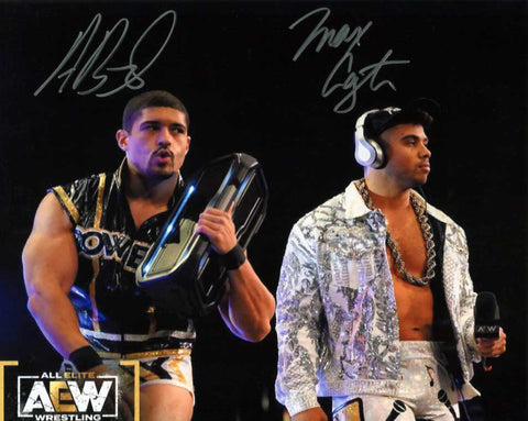 The Acclaimed (Anthony Bowens & Max Caster) Pose 2 Dual Signed Photo COA