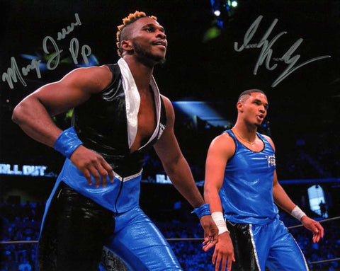 Private Party (Isiah Cassidy & Mark Quen) Pose 1 Dual Signed Photo COA