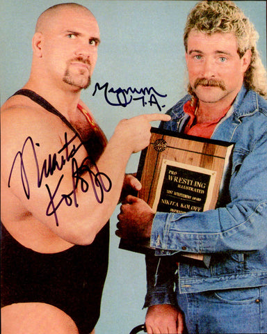 Nikita Koloff & Magnum TA Pose 1 Signed Photo COA