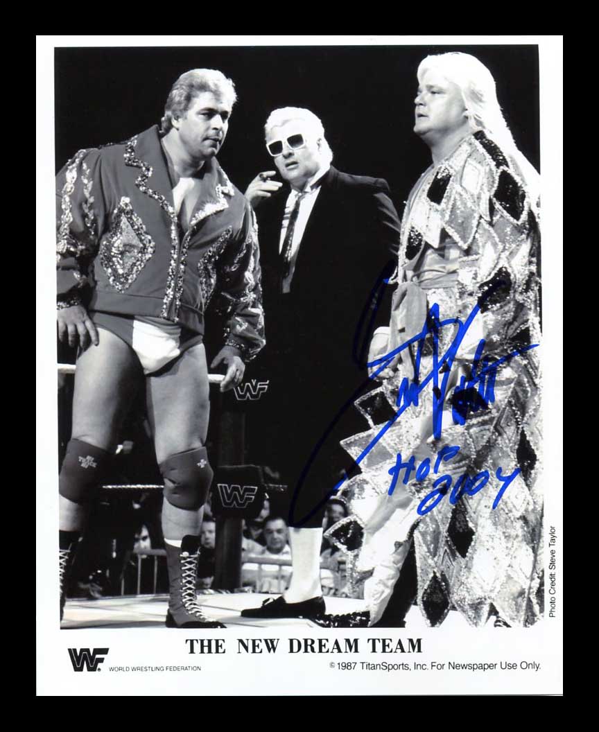 Greg Valentine Pose 11 Signed Photo COA