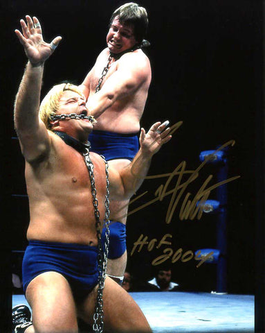 Greg Valentine Pose 10 Signed Photo COA