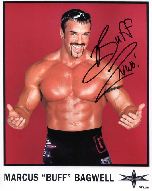 Marcus Buff Bagwell Pose 3 Signed Photo COA